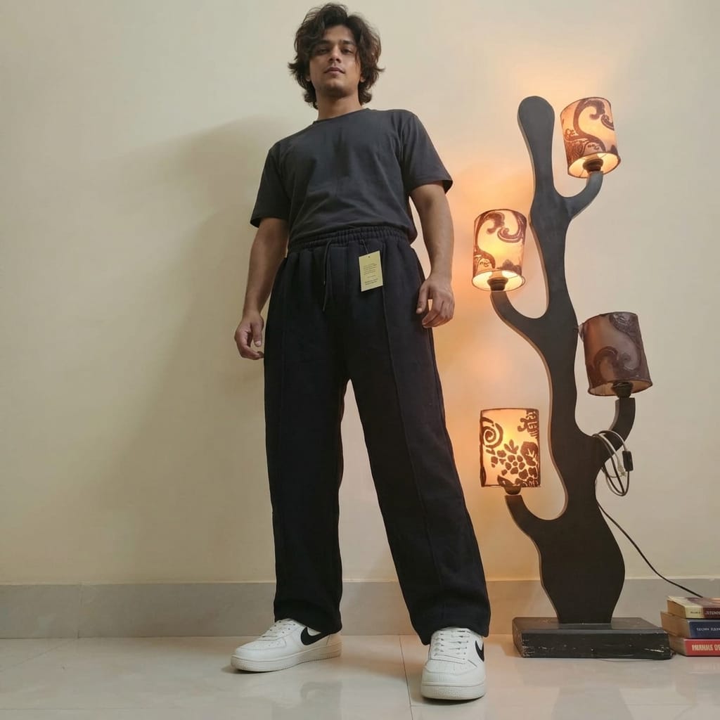 Zara Trendy Winter Flees Baggy Trouser