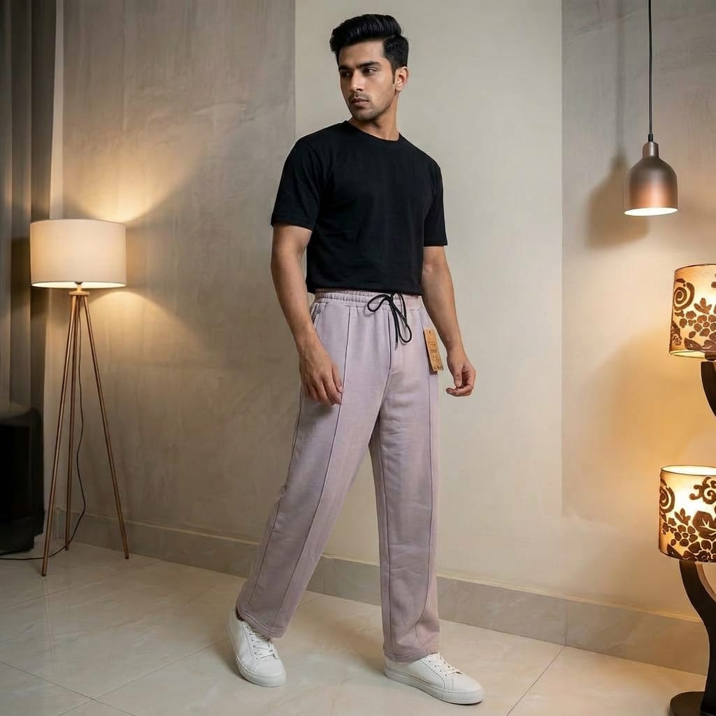 Zara Trendy Winter Flees Baggy Trouser